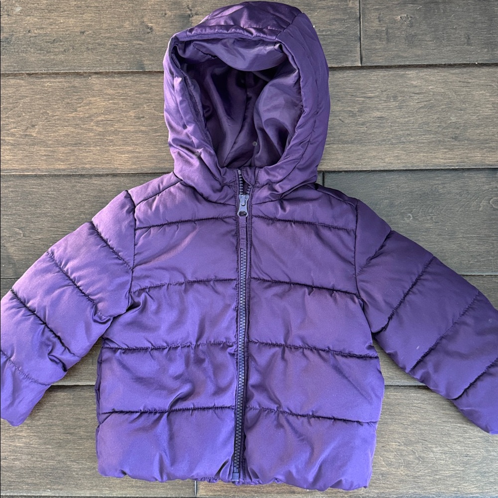 💜3/$15 Children’s Place Infant Purple Puffer Jacket 18-24M